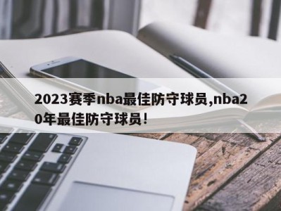 2023赛季nba最佳防守球员,nba20年最佳防守球员!